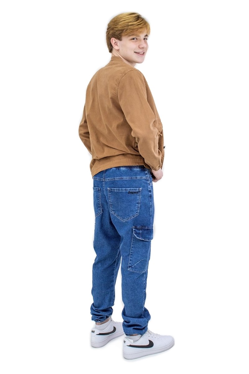 Jaqueta Jeans Infantil Unissex Sarja Casual